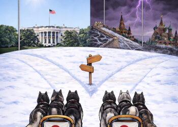 „На која страна, Гренландски човеку?“ гласи пораката на новата фотографија објавена од Белата куќа