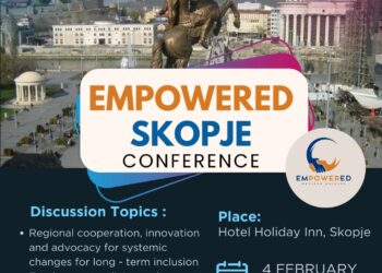Конференција за унапредување на вклучувањето на лицата со попреченост денес во Скопје, присуство на експерти од регионот