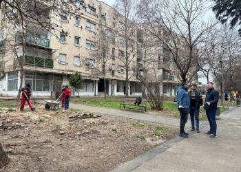 Интензивно уредување на зелените површини во Ново Лисиче