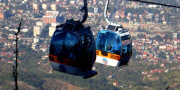 Поради силните ветрови, денес нема да работи жичницата на Водно