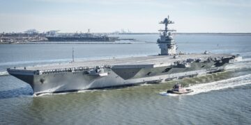 Американскиот носач USS Gerald R. Ford ќе замине на поправки во Грција
