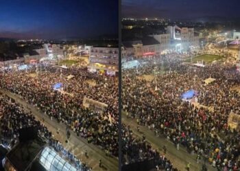 Протестите продолжуваат до распишувањето избори: Студенти и граѓани маршираа низ Ниш