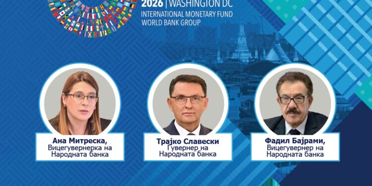 Славески и Димитриеска-Кочоска ќе ја предводат македонската делегација на Пролетните средби на ММФ и Светската банка во Вашингтон