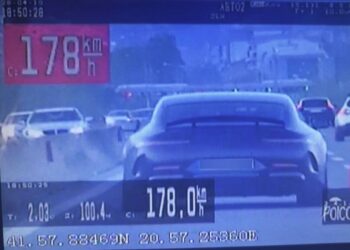 178 км/ч: Возач фатен меѓу Гостивар и Тетово каде летал двојно над дозволеното