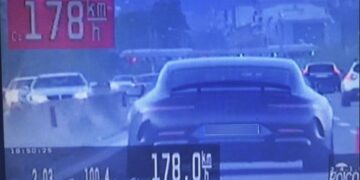 178 км/ч: Возач фатен меѓу Гостивар и Тетово каде летал двојно над дозволеното