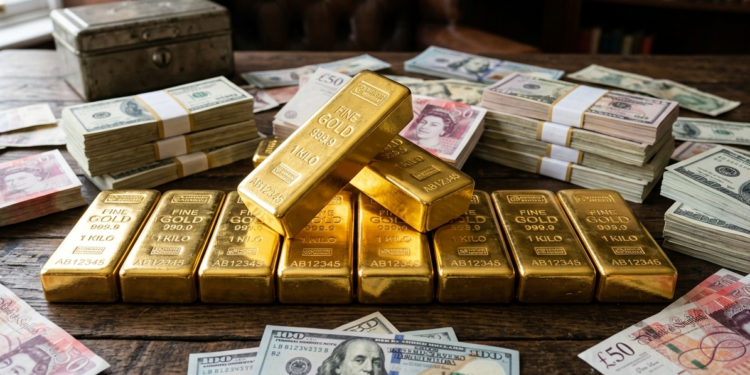 Американскиот долар ја притиска цената на златото, пад од над 4%