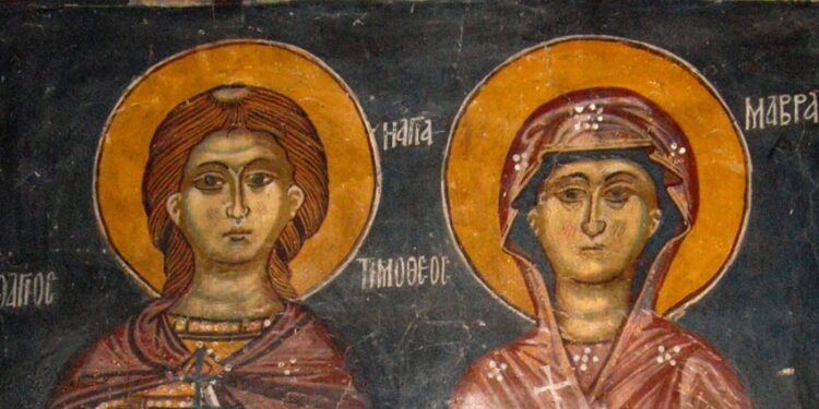 Љубов посилна од смртта: Светите Тимотеј и Мавра девет дена виселе распнати еден спроти друг заради верата во Христа