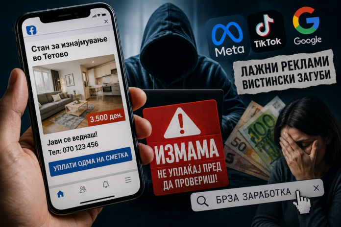 Платил 20.000 денари за непостоечки стан – измама преку онлајн платформа
