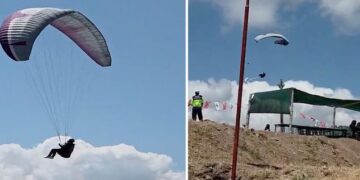 ВИДЕО | Трагедија на параглајдинг-фестивал во Турција: Пилот падна од 30 метри и го загуби животот