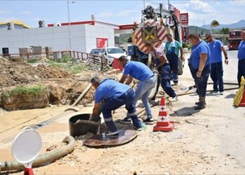 Голем дефект кај ОХИС остави повеќе скопски населби без вода