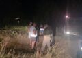 (ВИДЕО) Страшна ноќ во Зелениково: Пожарот бил на чекор од куќите, сите се вклучиле во гаснењето