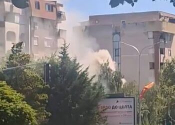 (ВИДЕО) Пожар во оџак на угостителски објект во Лептокарија – брзата интервенција спречи поголема штета