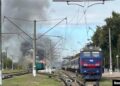 (ВИДЕО) Рускиот дрон погоди воз кај полската граница неколку минути откако поминала европска делегација
